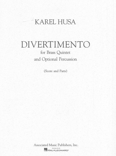 Divertimento : For Brass Quintet.