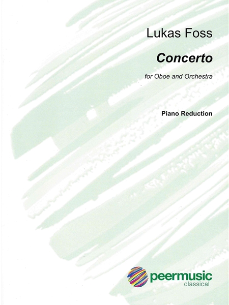 Concerto : For Oboe and Orchestra - Pian Red.