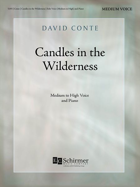 Candles In The Wilderness : For Voice and Piano.