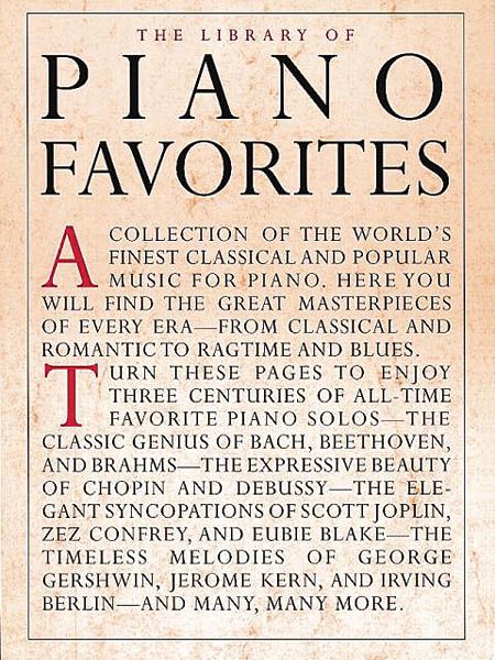 Library of Piano Favorites.