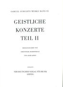 Geistliche Konzerte, Teil 2.