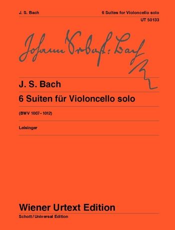 Suites, BWV 1007-1012 : For Violoncello Solo.