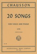 20 Songs : For Low Voice and Piano / edited by Sergius Kagen.