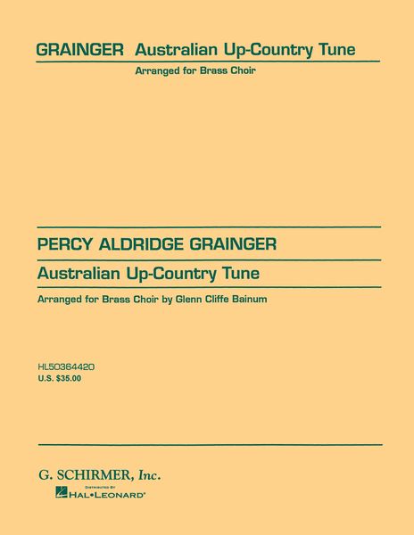 Australian Up-Country Tune : For Brass Choir.