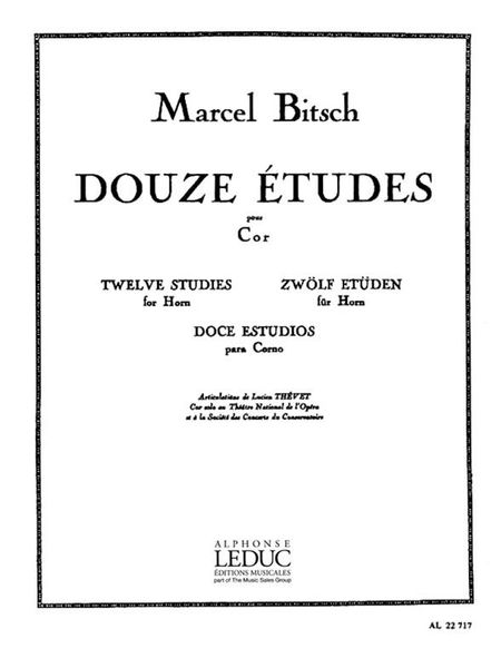 Douze Etudes : For Horn.