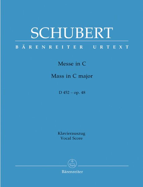 Messe In C, D. 452, Op. 48 : Piano reduction.