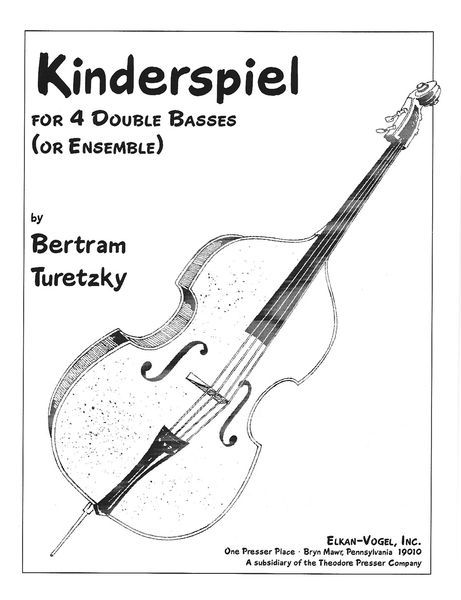 Kinderspiel : For Four Double Basses Or Ensemble (1997).