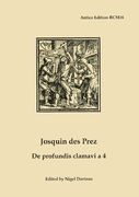 De Profundis Clamavi A 4 : For Soprano, Alto, Tenor & Bass / trans. & Ed. by Nigel Davison.