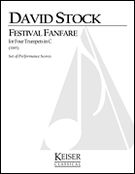 Festive Fanfare : For Four Trumpets (1985).