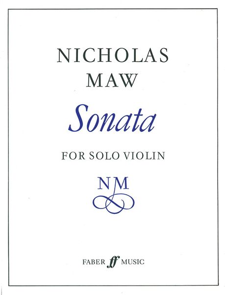 Sonata : For Violin Solo (1996-7).