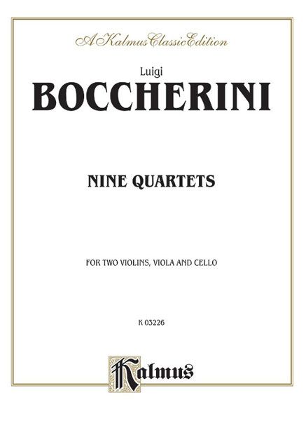 Nine Quartets : For 2 Violins, Viola and Cello.