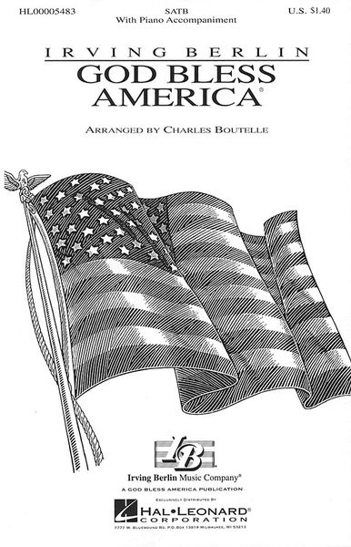 God Bless America : For SATB.