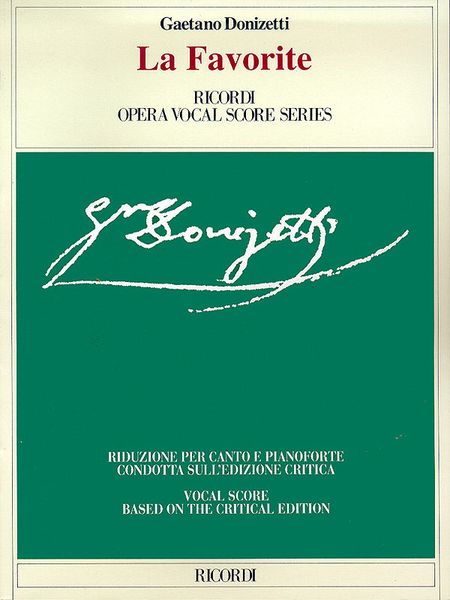 La Favorite : Based On The Critical Edition (French/Italian).