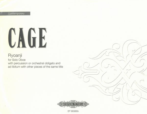 Ryoanji : Version For Oboe.