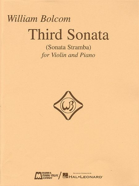 Third Sonata (Sonata Stramba) : For Violin and Piano (1992).