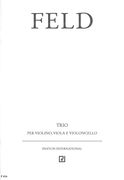 Trio : Per Violino, Viola E Violoncello.