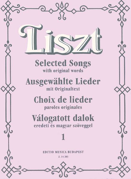 Selected Songs With Original Words, Vol. 1 : For High Voice and Piano.