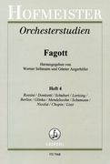 Orchesterstudien Für Fagott, Heft 4 : Rossini/Donizetti/Schubert/Lortzing/Berlioz/Glinka.