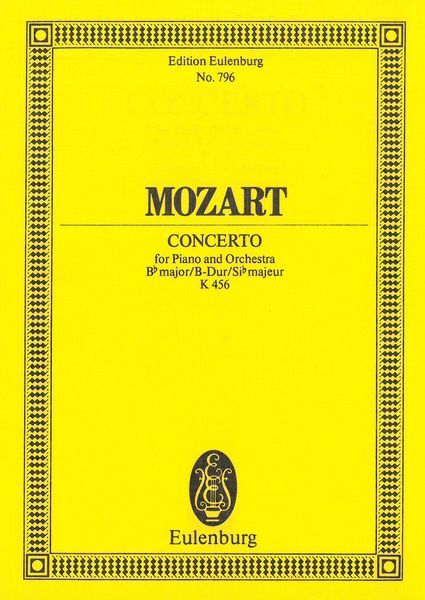 Concerto For Piano and Orchestra No. 18 In B Flat Major, K. 456.