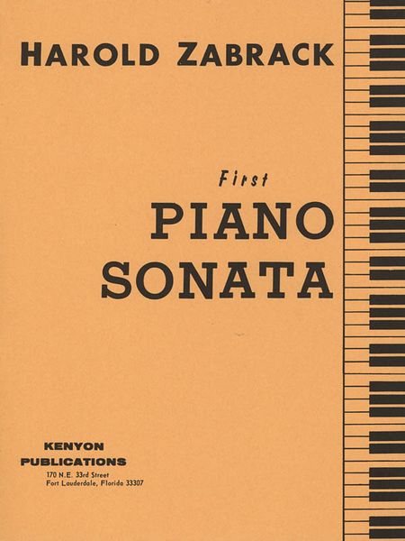 Piano Sonata No. 1 : For Piano.