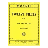 Twelve Pieces, K. 487 : For Two Horns.