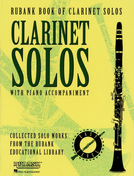 Rubank Book Of Clarinet Solos With Piano Accomaniment.