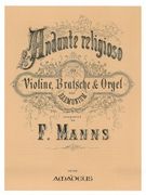 Andante Religioso, Op. 14 : For Violin, Viola and Organ Or Harmonium Or Piano.