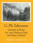 Quartet In Bb Major (TWV 43:B2) : For Two Violins, Viola and Basso Continuo.