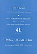 Forty Elizabethan and Jacobean Songs, Book 4 : For Low Voice.