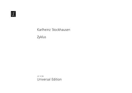 Zyklus (Nr. 9) : For Percussion.
