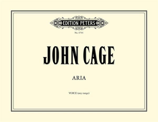 Aria : For Voice (Any Range).