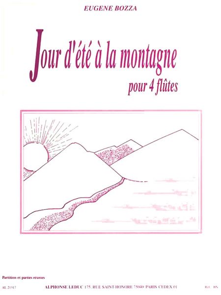 Jour D'Ete A la Montagne : Pour Quatre Flutes.