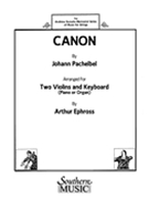 Canon In D : For 2 Violins and Piano.