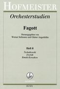 Orchesterstudien Für Fagott, Heft 8 : Tschaikowski / Dvorak / Rimski-Korsakow.
