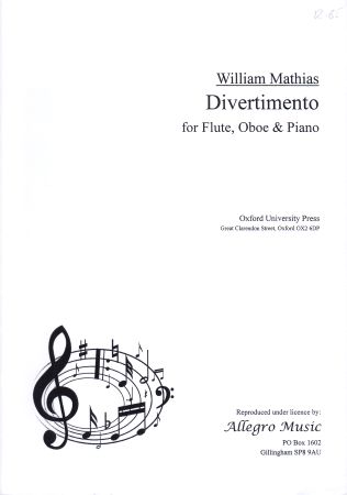 Divertimento : For Flute, Oboe, And Piano.
