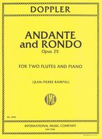 Andante and Rondo, Op. 25 : For Two Flutes and Piano.