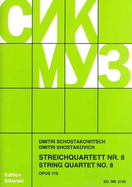 String Quartet No. 8, Op. 110.