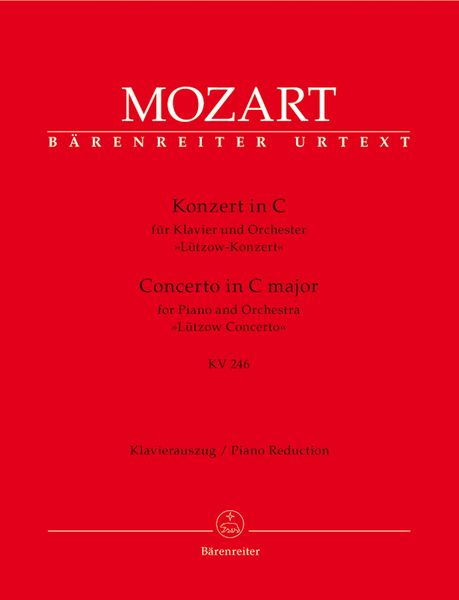 Concerto No. 8 In C Major : For Piano and Orchestra, K. 246 - Piano reduction.
