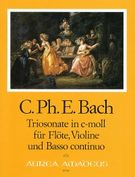 Sonata A Tre In C Minor (Helm-Verz. 592) : For Flute, Violin and Basso Continuo.