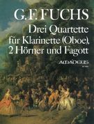 Quartets (3) : For Clarinet Or Oboe, Two Horns and Bassoon Or Cello.
