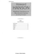 Rhythmic Variations On Two Ancient Hymns : For String Orchestra.