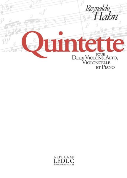 Quintet : For 2 Violins, Viola, Cello and Piano.