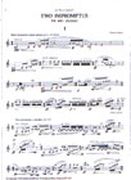 Two Impromptus : For Solo Clarinet.