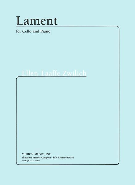 Lament : For Cello and Piano (2000).