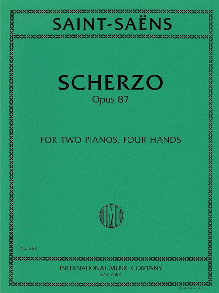 Scherzo, Op. 87 : For 2 Pianos, 4 Hands.