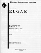 Falstaff, Op. 68 (Symphonic Study In C Minor) With Two Interludes In A Minor : For Orchestra.