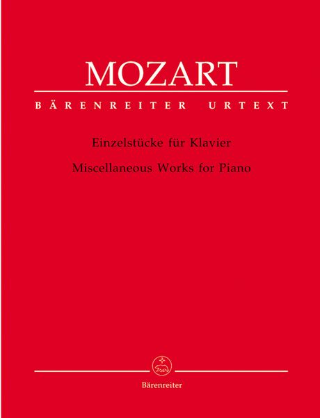 Miscellaneous Works For Piano / edited by Wolfgang Plath.