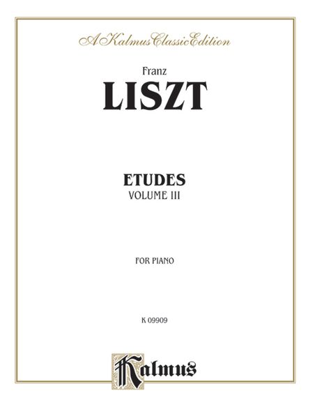 Etudes, Vol. 3 : For Piano.