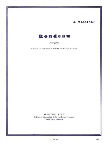 Rondeau : Pour Piano.