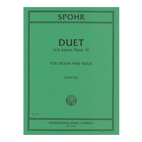 Duet In E Minor, Op. 13 : For Violin and Viola.